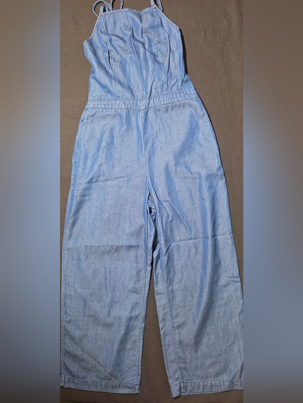 Abercrombie & Fitch Light Blue Denim Jumpsuit